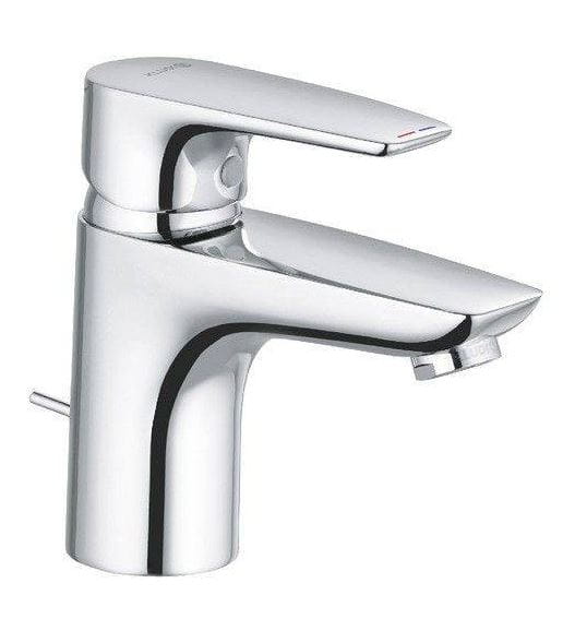 KLUDI PURE&SOLID umývadlová stojanková batéria, s odtokovou súpravou, chróm