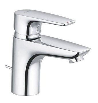KLUDI PURE&SOLID umývadlová stojanková batéria, s odtokovou súpravou, chróm