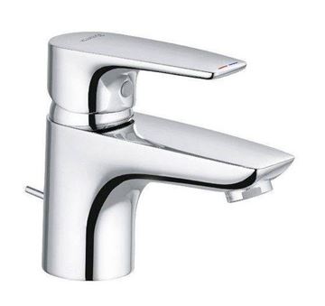 KLUDI PURE&SOLID umývadlová stojanková batéria, s odtokovou súpravou, chróm
