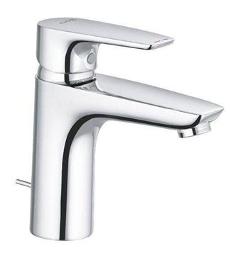 KLUDI PURE&SOLID umývadlová stojanková batéria, s odtokovou súpravou, chróm