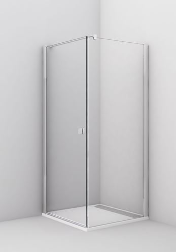 CONCEPT 200 CONT1 bočná stena 80x200 cm, čierna/číre sklo CONT10800607 Obrázek - fotka