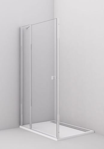 CONCEPT 200 sprchové dvere 80x200 cm, krídlové, čierna / číre sklo CON130800607 Obrázek - fotka