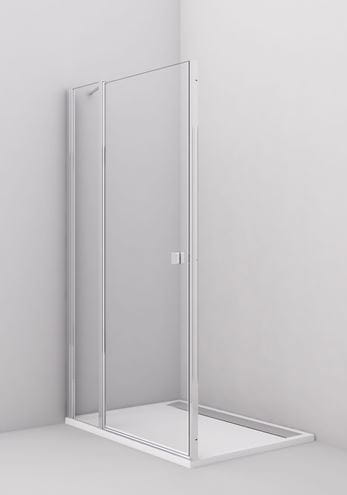 CONCEPT 200 sprchové dvere 100x200 cm, krídlové, čierna / číre sklo CON131000607 Obrázek - fotka