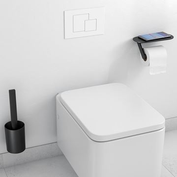 HANSGROHE WALLSTORIS sada doplnkov pre WC, matná čierna 27969670 Obrázek - fotka