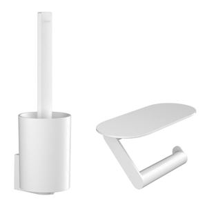 HANSGROHE WALLSTORIS sada doplnkov pre WC, matná biela