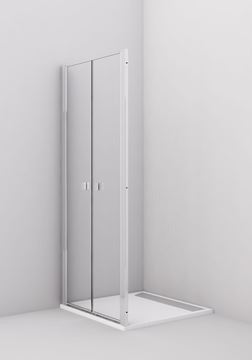 CONCEPT 200 sprchové dvere 100x200 cm, lietacie, čierna/číre sklo CON21000607 Obrázek - fotka
