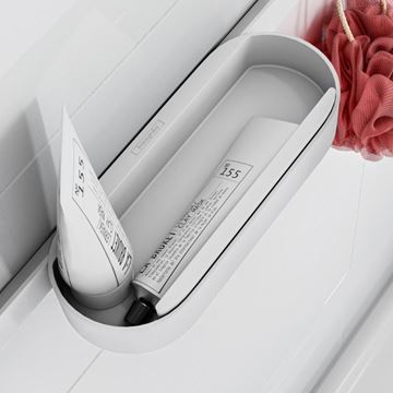 HANSGROHE WALLSTORIS polica 250 mm, na lištu, biela 27913700 Obrázek - fotka