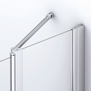 CONCEPT 200 rohová vzpera 500 mm, matná čierna RPC.06.500 Obrázek - fotka