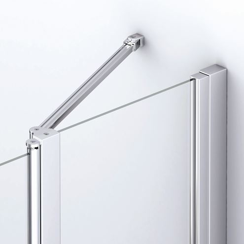 CONCEPT 200 rohová vzpera 500 mm, matná čierna RPC.06.500 Obrázek - fotka