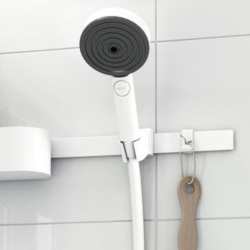 HANSGROHE WALLSTORIS držiak ručnej sprchy sprchy posuvný, matná biela 27917700 Obrázek - fotka