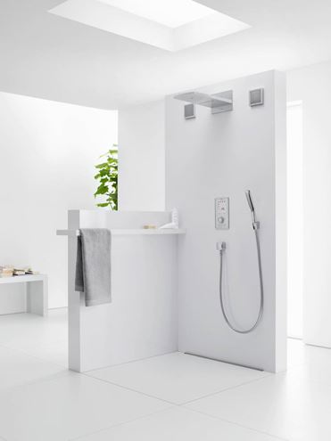 HANSGROHE RAINDANCE RAINFALL 180 2JET horná sprcha 445x214 mm, 2 prúdy, chróm 28433000 Obrázek - fotka