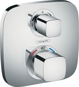 HANSGROHE ECOSTAT E podomietková termostatická batéria, pre 2 spotrebiče, chróm