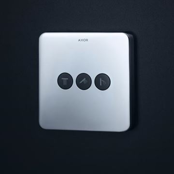 AXOR SHOWER SELECT podomietkový prepínací ventil, pre 3 spotrebiče, chróm 36773000 Obrázek - fotka
