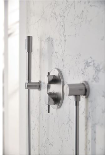 GROHE RAINSHOWER nástenné kolienko, supersteel 27057DC0 Obrázek - fotka