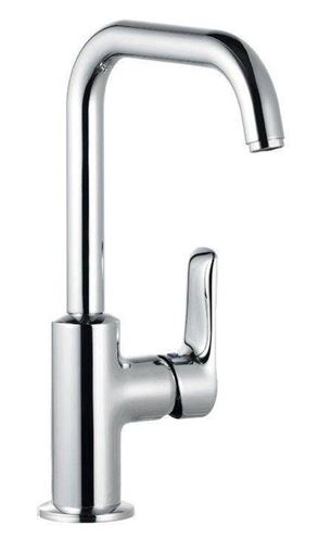 KLUDI PURE&SOLID umývadlová stojanková batéria, s odtokovou súpravou, chróm 340250575 Obrázek - Hlavní obrázek