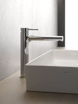 LAUFEN TWINPLUS umývadlová stojanková batéria, chróm HF905404100000 Obrázek - fotka