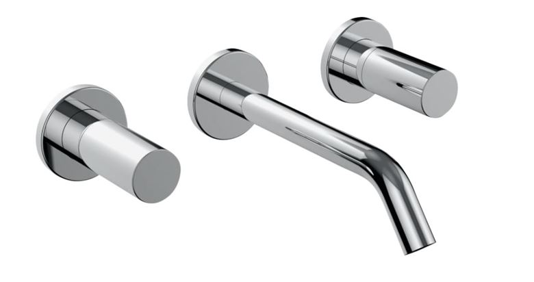 KARTELL BY LAUFEN umývadlová podomietková batéria, chróm H3123360041201 Obrázek - Hlavní obrázek
