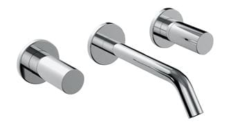 KARTELL BY LAUFEN umývadlová podomietková batéria, chróm