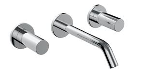 KARTELL BY LAUFEN umývadlová podomietková batéria, chróm
