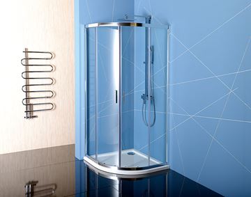 POLYSAN EASY LINE sprchový kút 120x90 cm, R550, posuvné dvere, leštený hliník/sklo číre EL2715 Obrázek - fotka