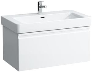 LAUFEN PRO S skrinka pod umývadlo 80,9x45x39,7 cm, 1 zásuvka, lesklá biela