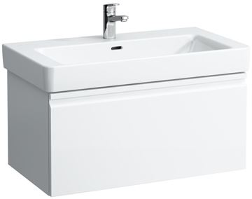 LAUFEN PRO S skrinka pod umývadlo 80,9x45x39,7 cm, 1 zásuvka, lesklá biela