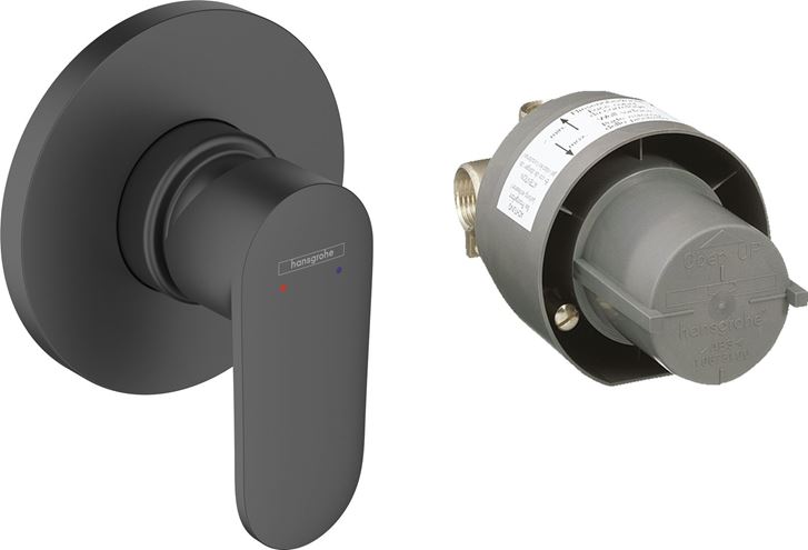 HANSGROHE VERNIS BLEND sprchová podomietková batéria, s telesom, matná čierna 71663670 Obrázek - Hlavní obrázek