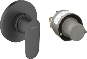 HANSGROHE VERNIS BLEND sprchová podomietková batéria, s telesom, matná čierna