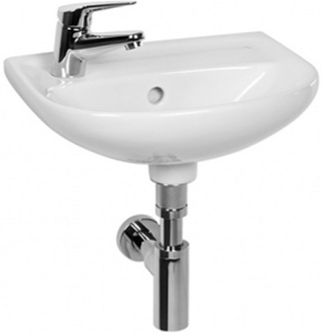 JIKA LYRA PLUS umývadielko 40 cm, s otvorom pre batériu vľavo, s prepadom
