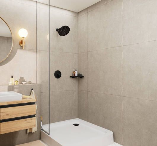 HANSGROHE CROMETTA S 240 1JET horná sprcha pr. 240 mm, matná čierna 26723670 Obrázek - fotka