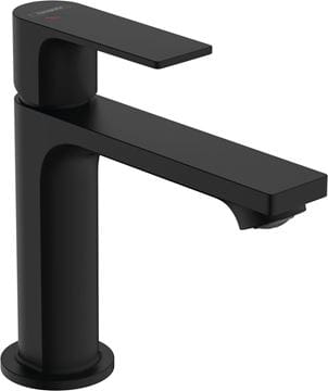 HANSGROHE REBRIS E umývadlová stojanková batéria, CoolStart EcoSmart+, s odtokovou súpravou, matná čierna