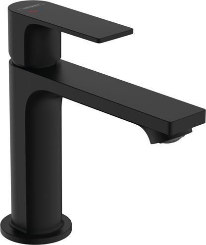 HANSGROHE REBRIS E umývadlová stojanková batéria, CoolStart EcoSmart+, s odtokovou súpravou, matná čierna 72589670 Obrázek - Hlavní obrázek