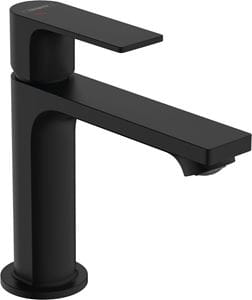 HANSGROHE REBRIS E umývadlová stojanková batéria, CoolStart EcoSmart+, s odtokovou súpravou, matná čierna