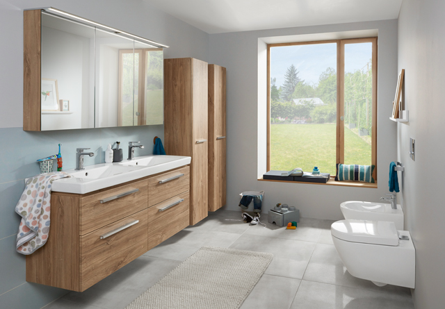 VILLEROY & BOCH VERITY DESIGN 2.0 dvojumývadlo 130 cm, s 2 otvormi pre batérie a prepadom, CeramicPlus 4A94D0R1 Obrázek - fotka