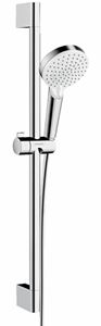 HANSGROHE CROMETTA VARIO 2JET sprchová súprava 3-dielna, ručná sprcha pr. 100 mm, 2 prúdy, tyč, hadica, Green, biela/chróm