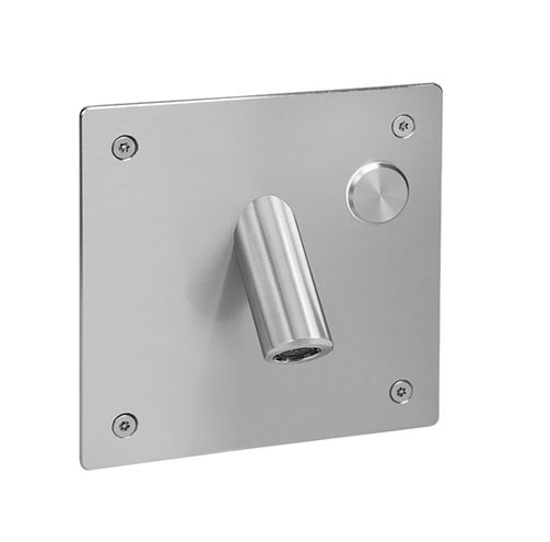 SANELA umývadlová elektronická piezo batéria, pre jednu vodu, napájanie z batérie, s telesom, nerez SLU 44PB Obrázek - Hlavní obrázek