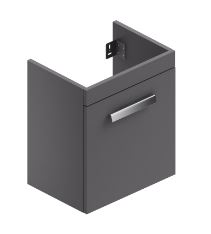 CONCEPT 200 skrinka pod umývadlo 47,3x33,7x55 cm, 1 dvierka, pánty vpravo, matná antracitová
