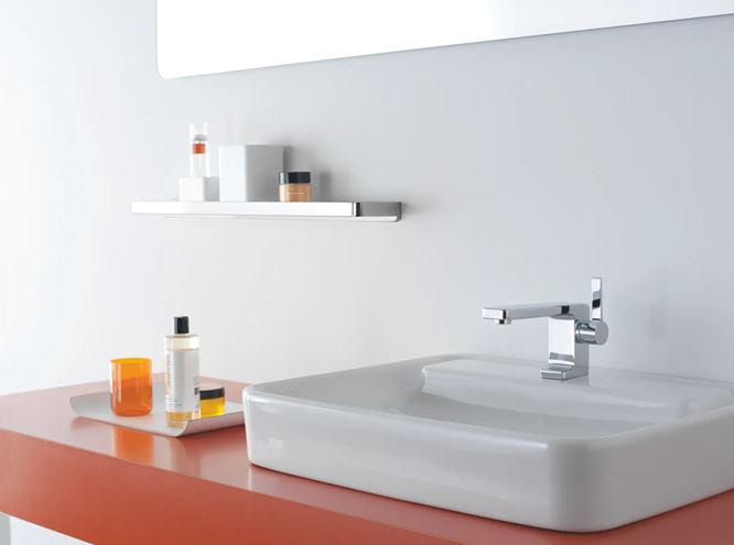Dornbracht LULU umývadlová batéria 155mm, páková, stojančeková, s výpustom, chróm 33 500 710-00 Obrázek - fotka