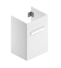 CONCEPT 300 skrinka pod umývadlo 37,3x28,5x55 cm, 1 dvierka, pánty vpravo, lesklá biela