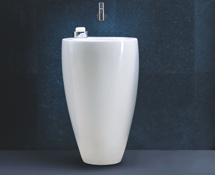 LAUFEN ILBAGNOALESSI ONE umývadlo na podlahu 53 cm, bez prepadu, LCC H8119724001091 Obrázek - fotka