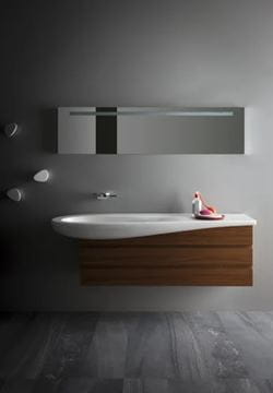 LAUFEN ILBAGNOALESSI ONE umývadlo 160 cm, s otvorom pre batériu a prepadom, LCC H8149714001041 Obrázek - fotka