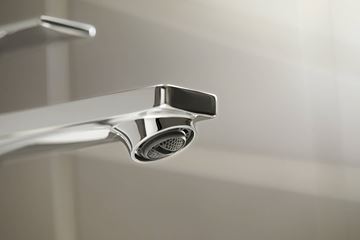 HANSGROHE REBRIS E umývadlová stojanková batéria, CoolStart EcoSmart+, s odtokovou súpravou, chróm 72591000 Obrázek - fotka