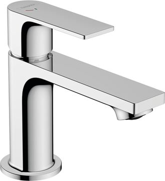 HANSGROHE REBRIS E umývadlová stojanková batéria, CoolStart, EcoSmart, s odtokovou súpravou, chróm