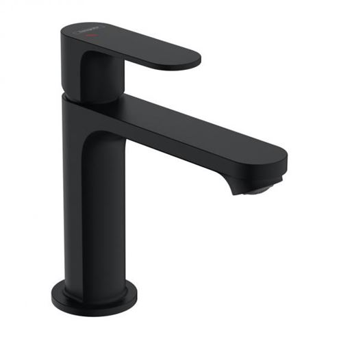 HANSGROHE REBRIS E umývadlová stojanková batéria, CoolStart, EcoSmart+, s odtokovou súpravou, matná čierna 72588670 Obrázek - Hlavní obrázek