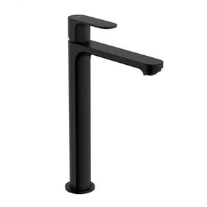 HANSGROHE REBRIS E umývadlová stojanková batéria, CoolStart, EcoSmart+, s odtokovou súpravou, matná čierna
