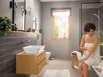 HANSGROHE REBRIS S umývadlová podomietková batéria, s odtokovou súpravou, EcoSmart, chróm 72568000 Obrázek - fotka