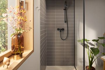 HANSGROHE REBRIS E sprchová nástenná batéria, matná čierna 72650670 Obrázek - fotka