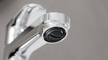 HANSGROHE REBRIS S umývadlová stojanková batéria s bidetovou sprškou, EcoSmart, chróm 72215000 Obrázek - fotka