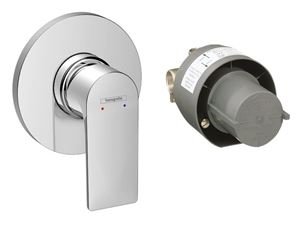 HANSGROHE REBRIS E sprchová podomietková batéria, s telesom, chróm