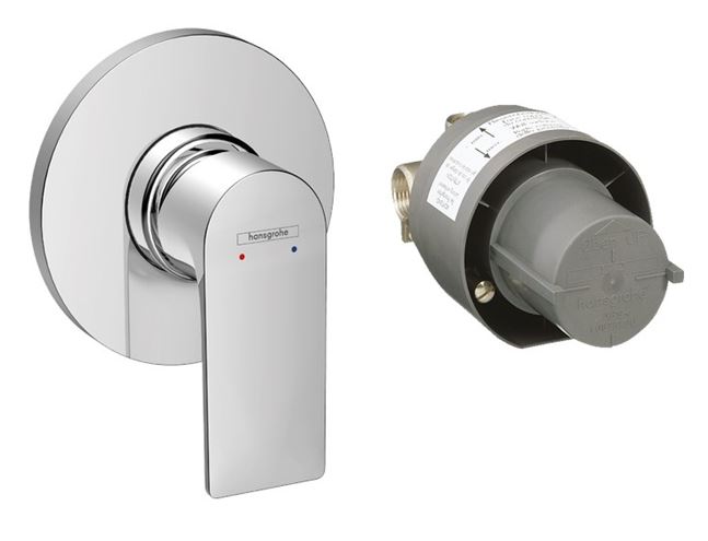 HANSGROHE REBRIS E sprchová podomietková batéria, s telesom, chróm 72658000 Obrázek - Hlavní obrázek
